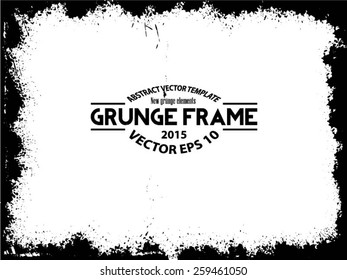Grunge texture - abstract stock vector template - easy to use 
