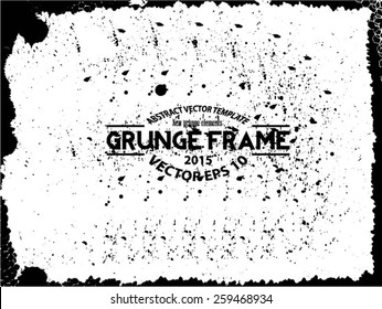 Grunge texture - abstract stock vector template - easy to use 