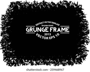 Grunge texture - abstract stock vector template - easy to use 