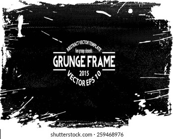 Grunge texture - abstract stock vector template - easy to use 