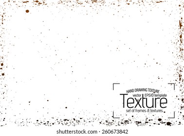 Grunge texture - abstract stock vector template - easy to use