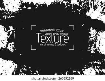 Grunge texture - abstract stock vector template - easy to use