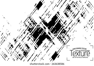 Grunge texture - abstract stock vector template - easy to use