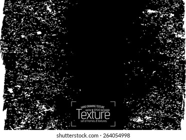 Grunge texture - abstract stock vector template - easy to use