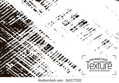 Grunge texture - abstract stock vector template - easy to use 