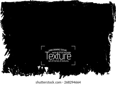 Grunge texture - abstract stock vector template - easy to use