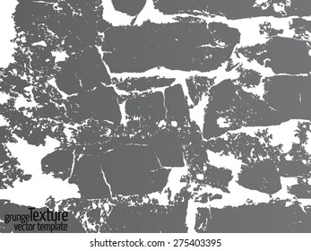 Grunge texture - abstract stock vector template - easy to use