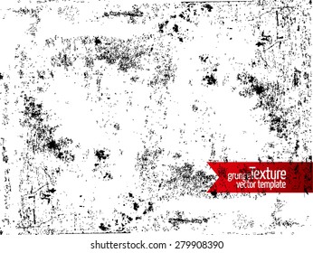 Grunge texture - abstract stock vector template - easy to use