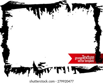 Grunge texture - abstract stock vector template - easy to use
