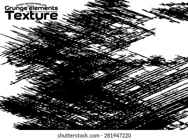 Grunge texture - abstract stock vector template - easy to use