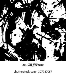 Grunge texture - abstract stock vector template - easy to use
