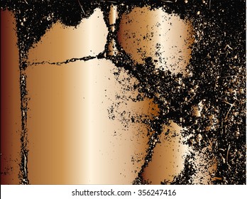 Grunge texture - abstract stock vector template concrete crack floor - easy to use