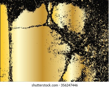 Grunge texture - abstract stock vector template concrete crack floor - easy to use