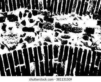 Grunge texture - abstract stock vector template - easy to use