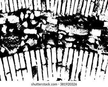 Grunge texture - abstract stock vector template - easy to use
