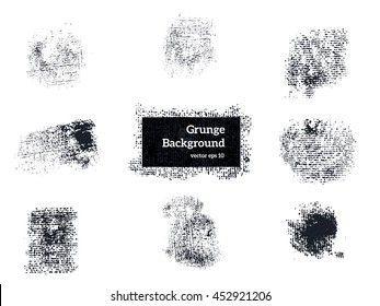 Grunge texture, abstract stock vector template, overlay