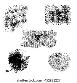Grunge texture, abstract stock vector template, overlay
