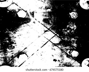 Grunge texture - abstract stock vector template - easy to use
