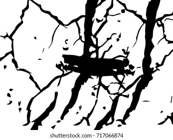 Grunge texture - abstract stock vector template - easy to use