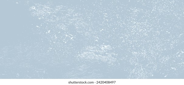 Grunge Texture. Abstract Surreal Vector Background with Messy Grungy Stains on a Light Blue Layout. Simple Irregular Rough Print ideal for Layout, Cover. No text. Faded Textured Modern Design. RGB.