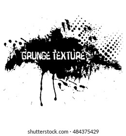 Grunge texture. Abstract template background. Vector drops illustration.