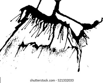 Grunge texture. Abstract template background. Vector drops illustration.