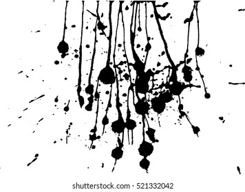 Grunge texture. Abstract template background. Vector drops illustration.