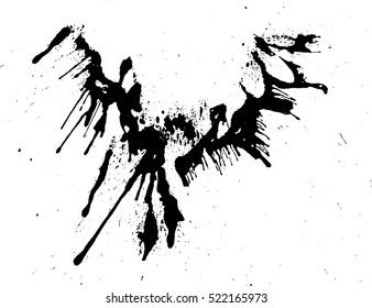 Grunge texture. Abstract template background. Vector drops illustration.