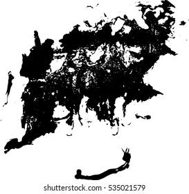 Grunge texture. Abstract template background. Vector drops illustration