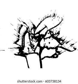 Grunge texture. Abstract template background. Vector drops illustration.