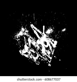 Grunge texture. Abstract template background. Vector drops illustration.