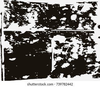 Grunge texture. Abstract template. Background with the effect of noise, grain, roughness. Vector illustration for a design surface.