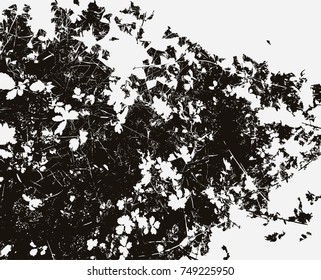 Grunge texture. Abstract template. Background with the effect of noise, grain, roughness. Vector illustration for a design surface.