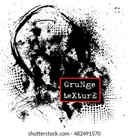 Grunge texture. Abstract vector template background. Easy to use