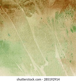 Grunge texture, abstract watercolor background. Vector eps10