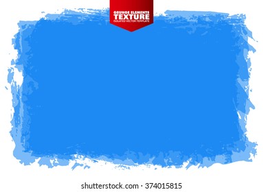 Grunge texture background - abstract blue isolated stock vector design template