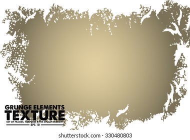 Grunge texture background - abstract isolated stock vector template - easy to use
