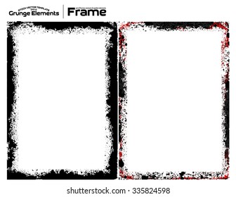 Grunge texture background - abstract isolated stock vector template - easy to use