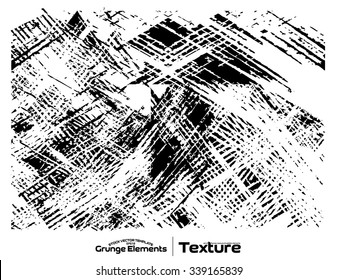 Grunge texture background - abstract isolated stock vector template - easy to use