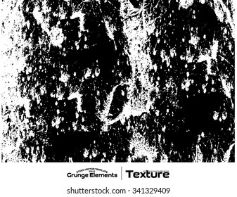 Grunge texture background - abstract isolated stock vector template - easy to use