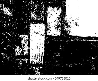 Grunge texture background - abstract isolated stock vector design template - easy to use
