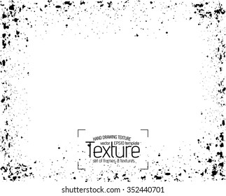 Grunge texture background - abstract isolated stock vector design template - easy to use
