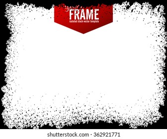 Grunge texture background - abstract isolated stock vector design template - easy to use
