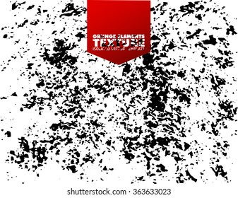 Grunge texture background - abstract isolated stock vector design template - easy to use

