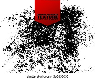 Grunge texture background - abstract isolated stock vector design template - easy to use
