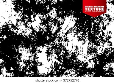 Grunge texture background - abstract isolated stock vector design template - easy to use
