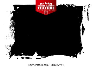 Grunge texture background - abstract isolated stock vector design template - easy to use
