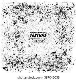 Grunge texture background - abstract isolated stock vector design template - easy to use
