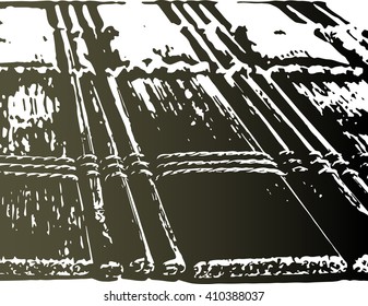 Grunge texture background - abstract isolated stock vector design template - easy to use

