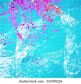 Grunge texture background, abstract vector template. Vector illustration